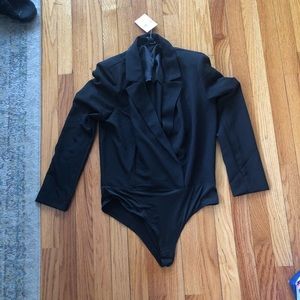 Blazer style bodysuit